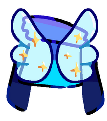 closeup of wings, they kinda act like bubbles.